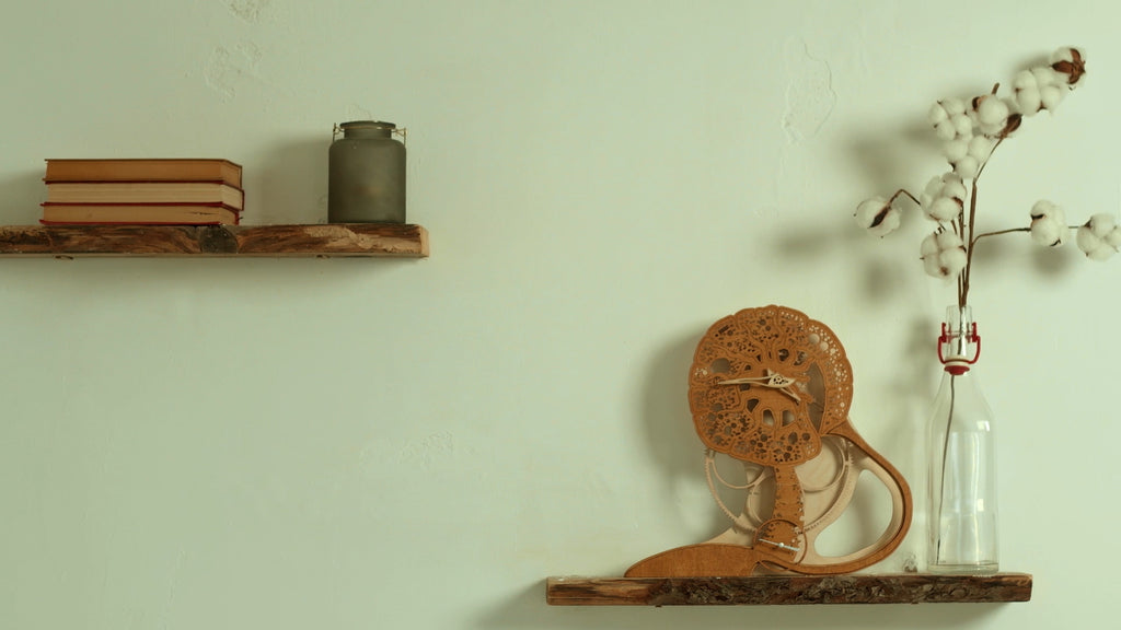 3D Puzzle Mechanical Wooden Clock PuzzleFlow Avatar 45 Pieces