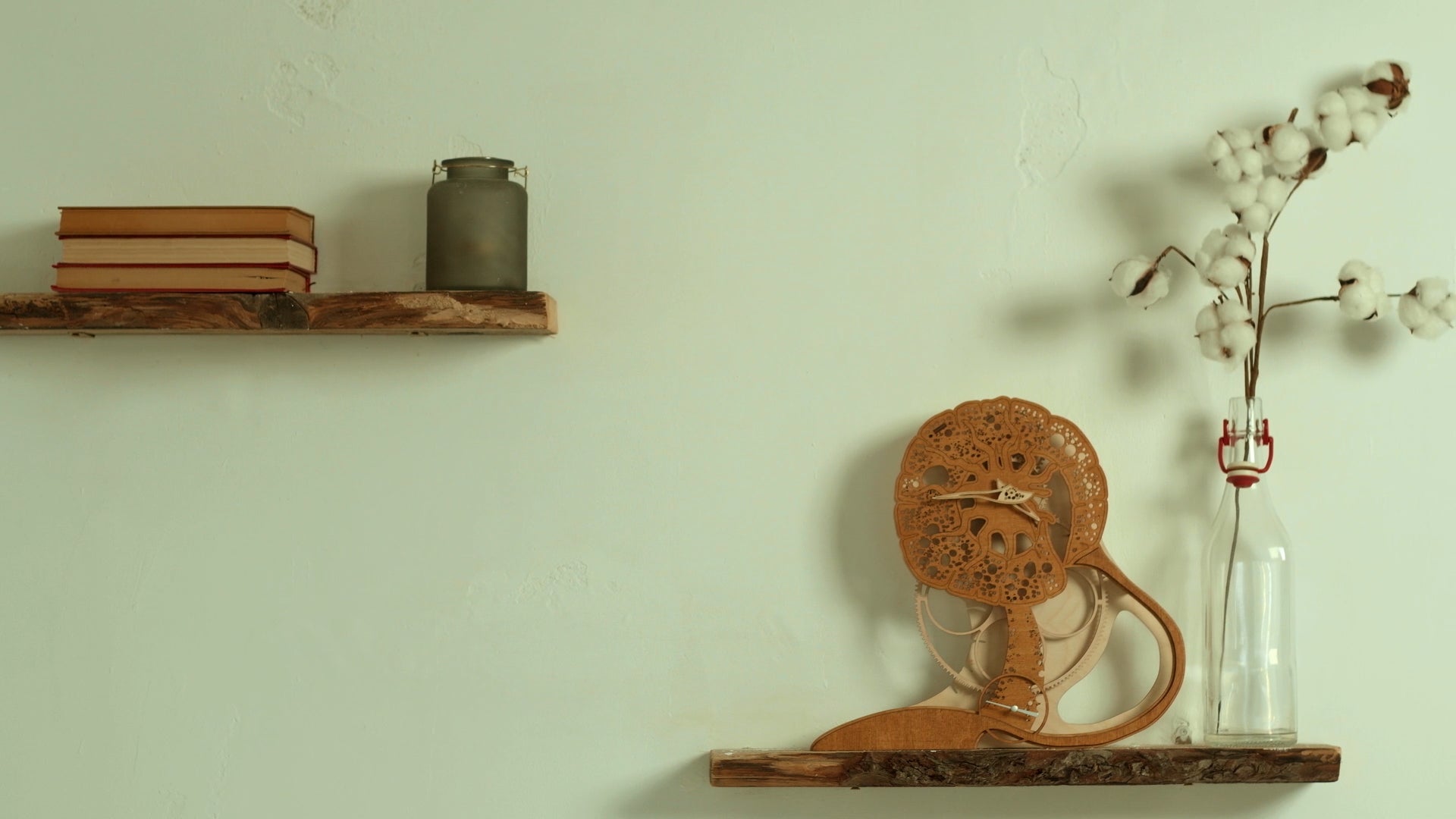 3D Puzzle Mechanical Wooden Clock PuzzleFlow Avatar 45 Pieces