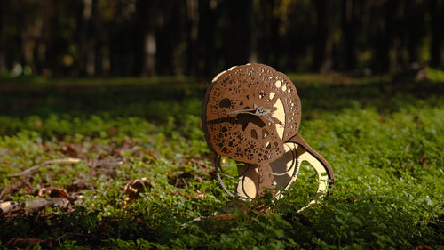 3D Puzzle Mechanical Wooden Clock PuzzleFlow Avatar 45 Pieces